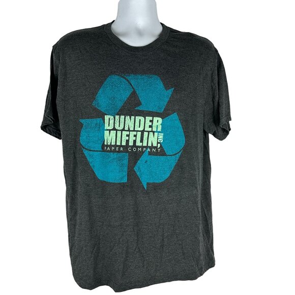 Dunder Mifflin Paper Company T-Shirt The Office TV Show Mens Size L - Picture 2 of 4